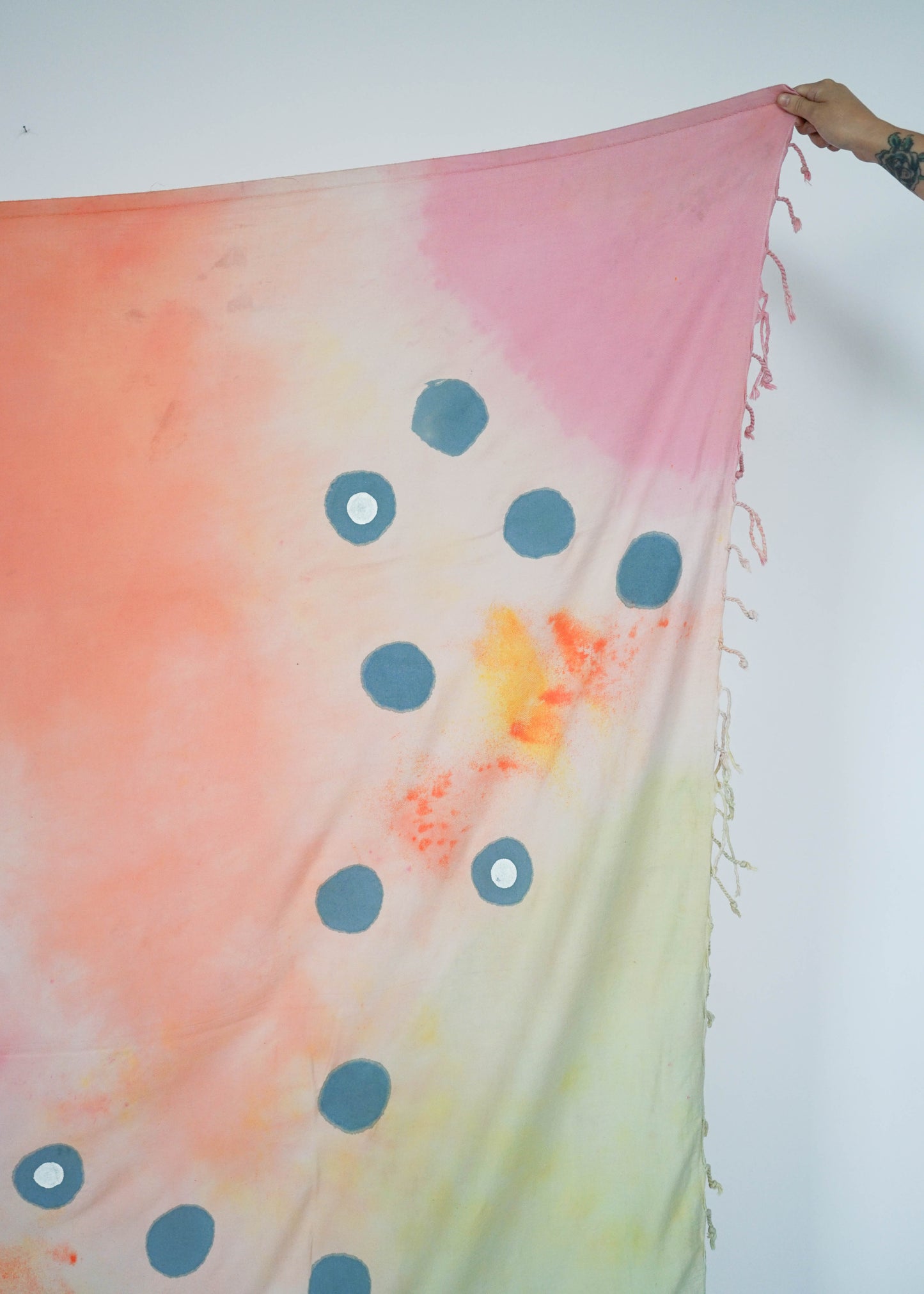 PAINTED TURKISH THROW / TAOS