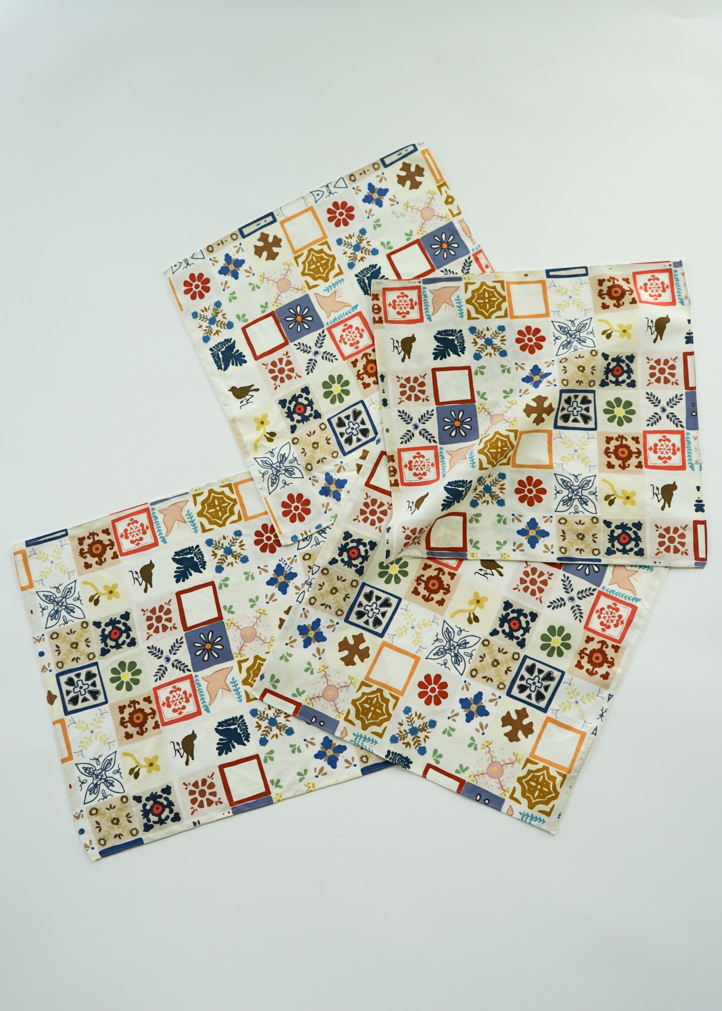 TILE NAPKIN SET