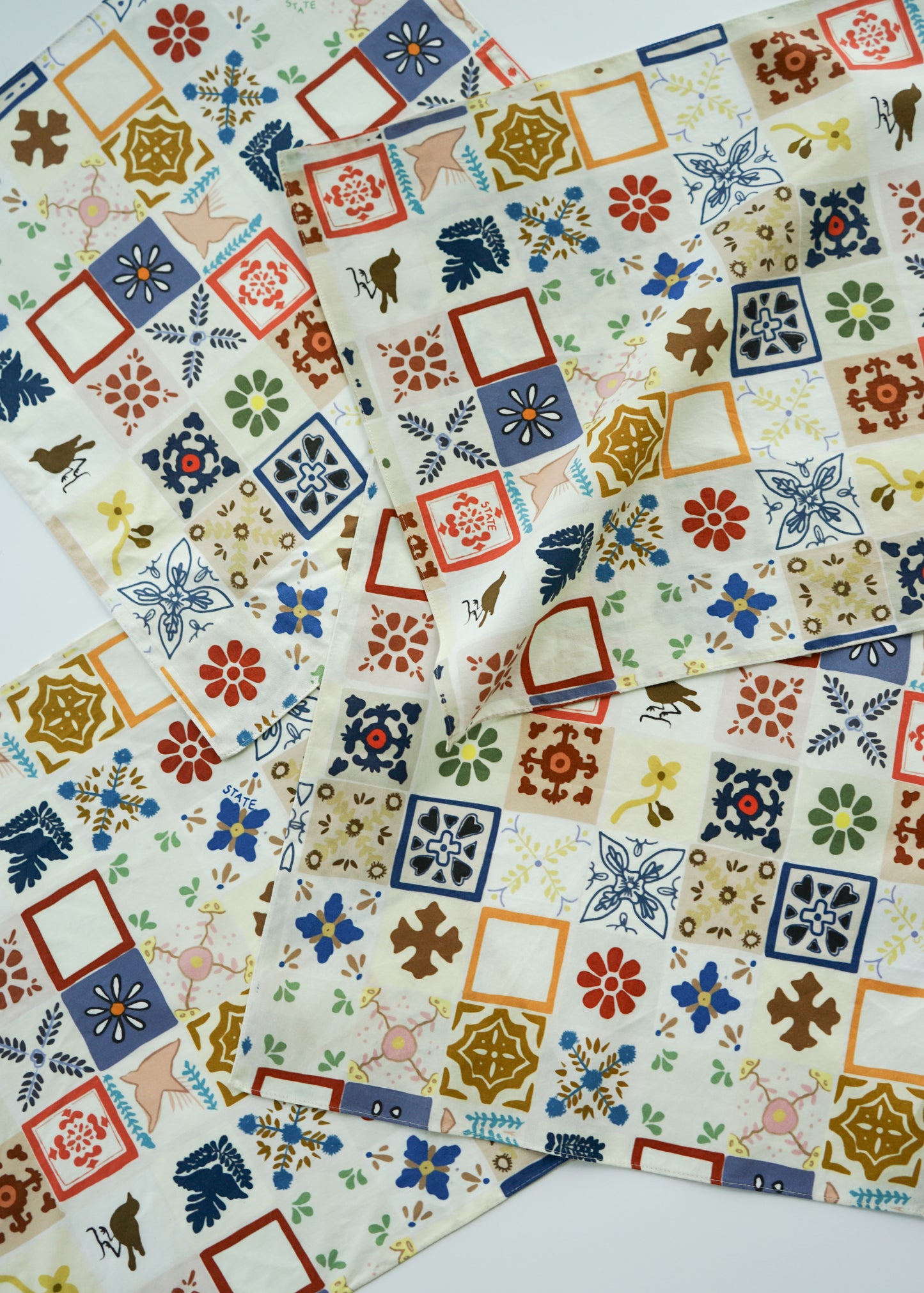 TILE NAPKIN SET