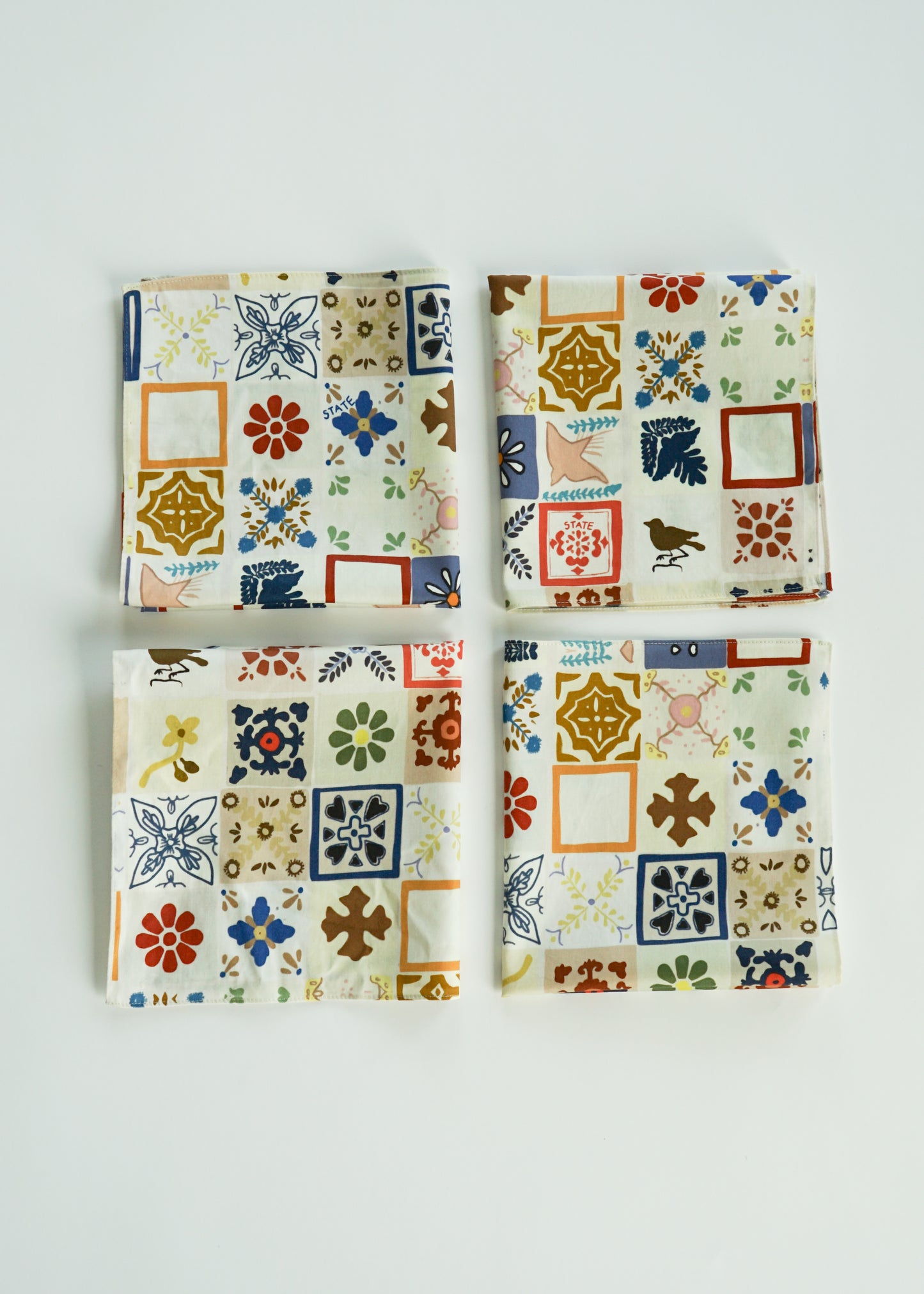 TILE NAPKIN SET