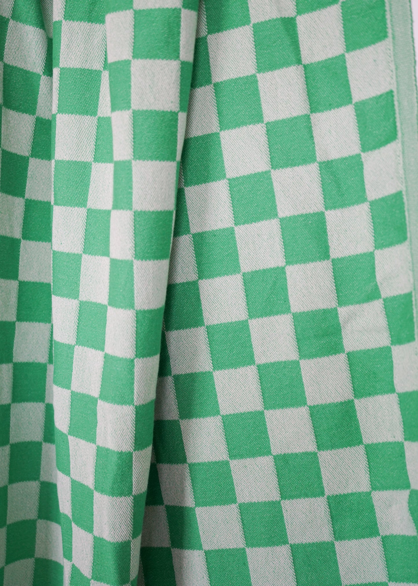 CHECK TURKISH TOWEL / GRASS