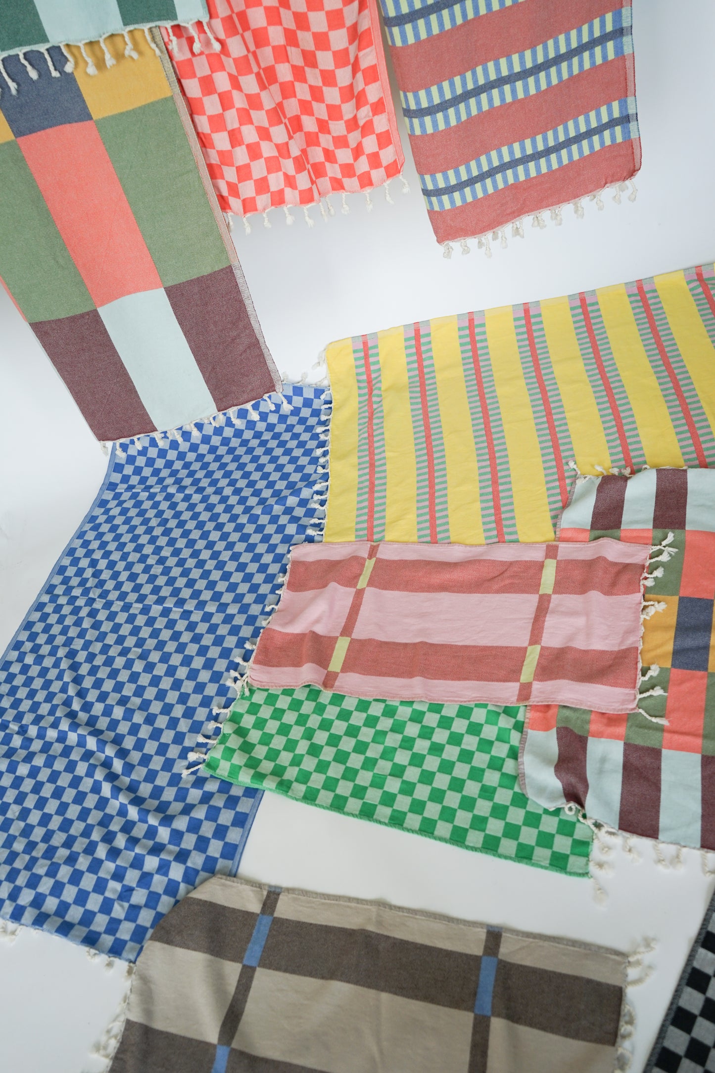 LATTICE TURKISH TOWEL / LEMON SQUEEZE