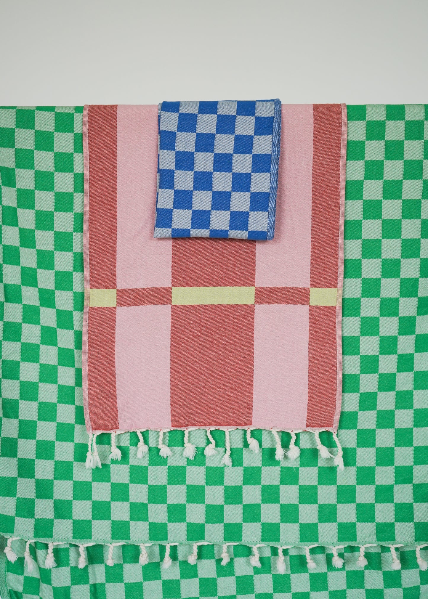 CHECK TURKISH TOWEL / LAKE