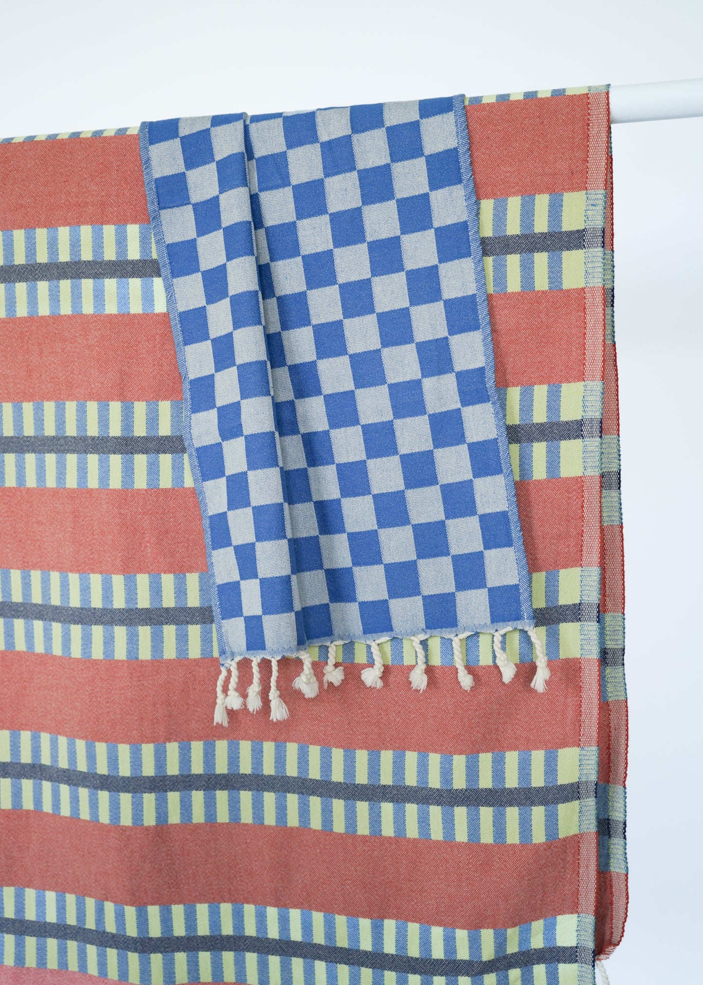 CHECK TURKISH TOWEL / LAKE