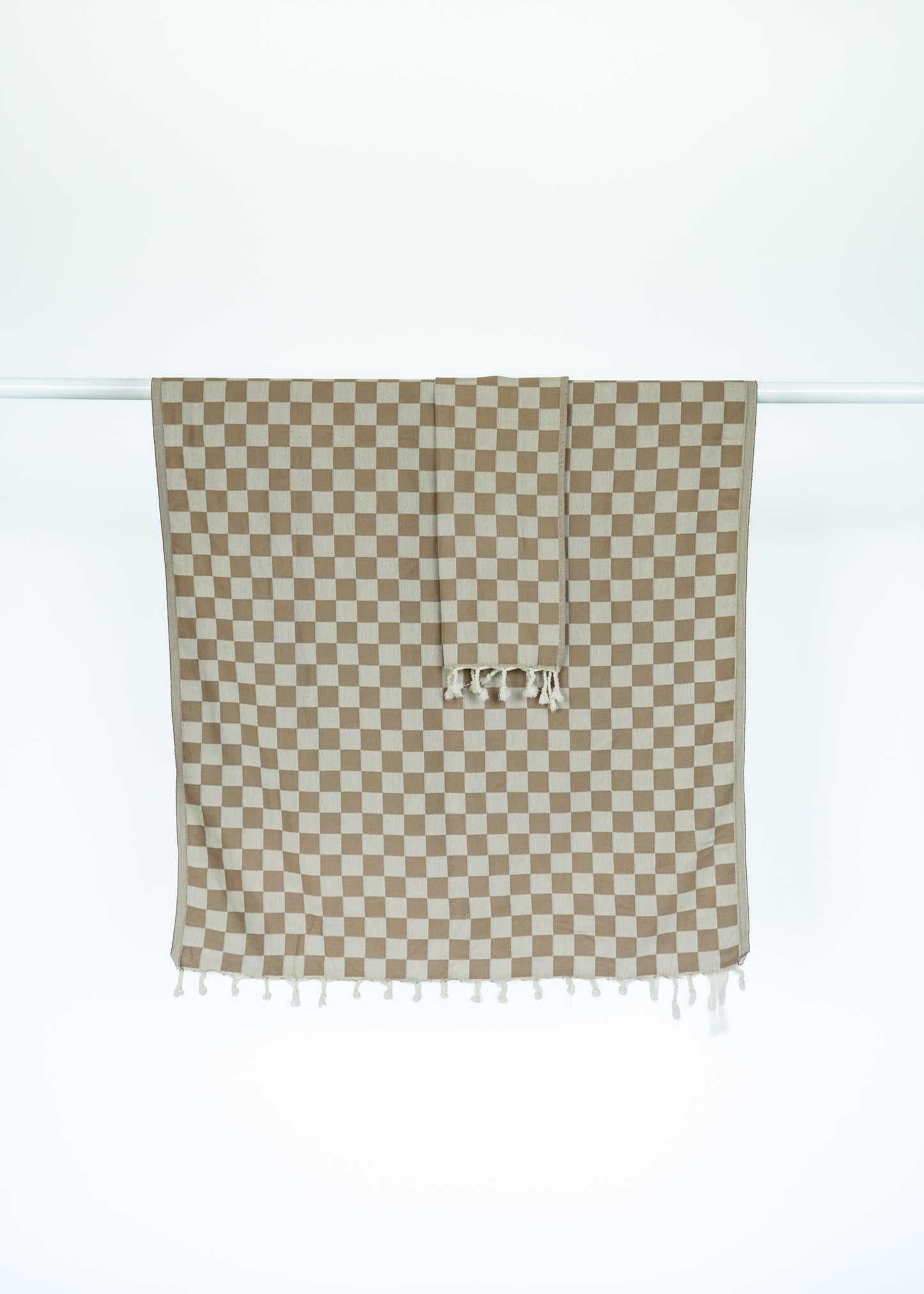 CHECK TURKISH TOWEL / OAT
