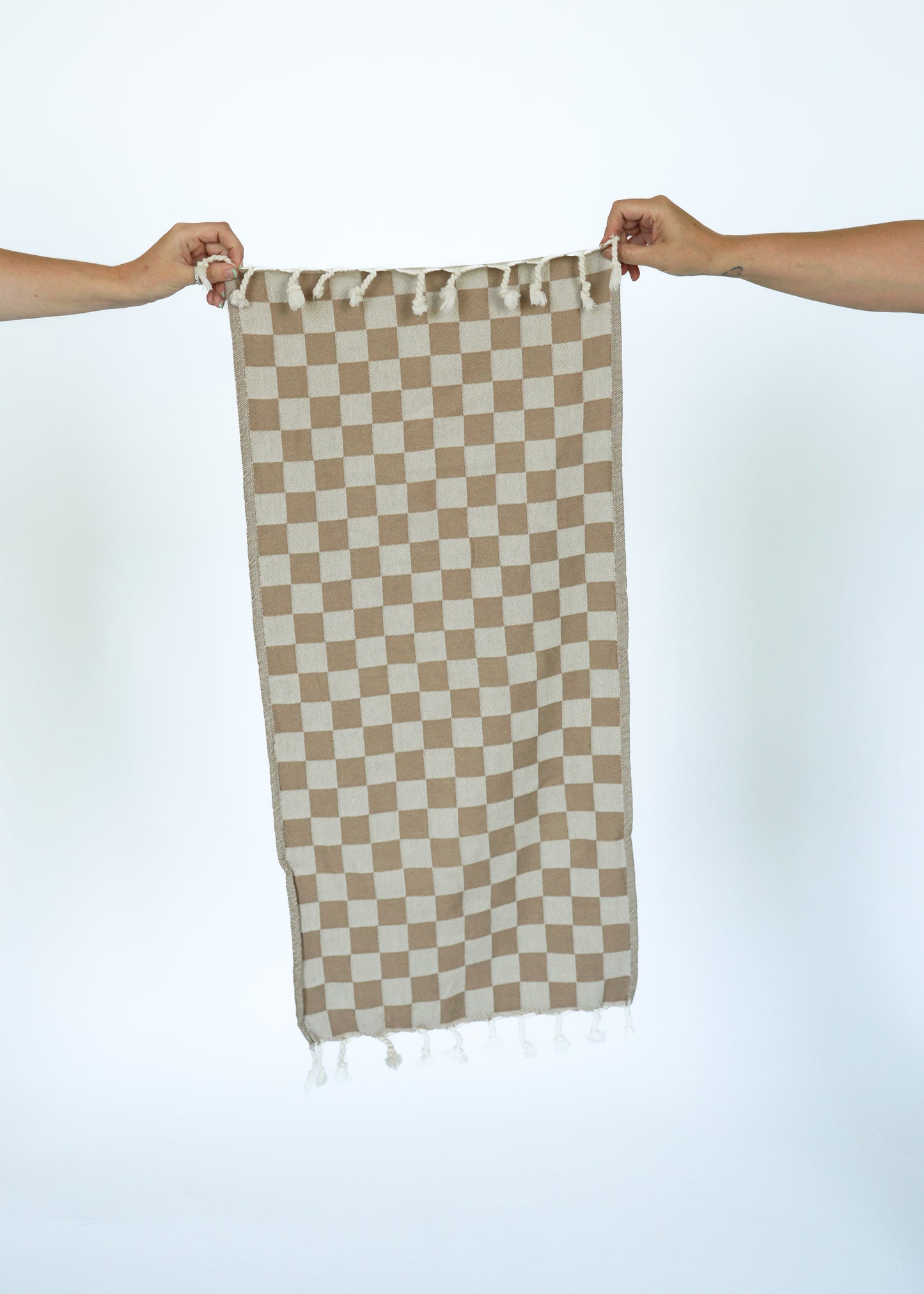 CHECK TURKISH TOWEL / OAT