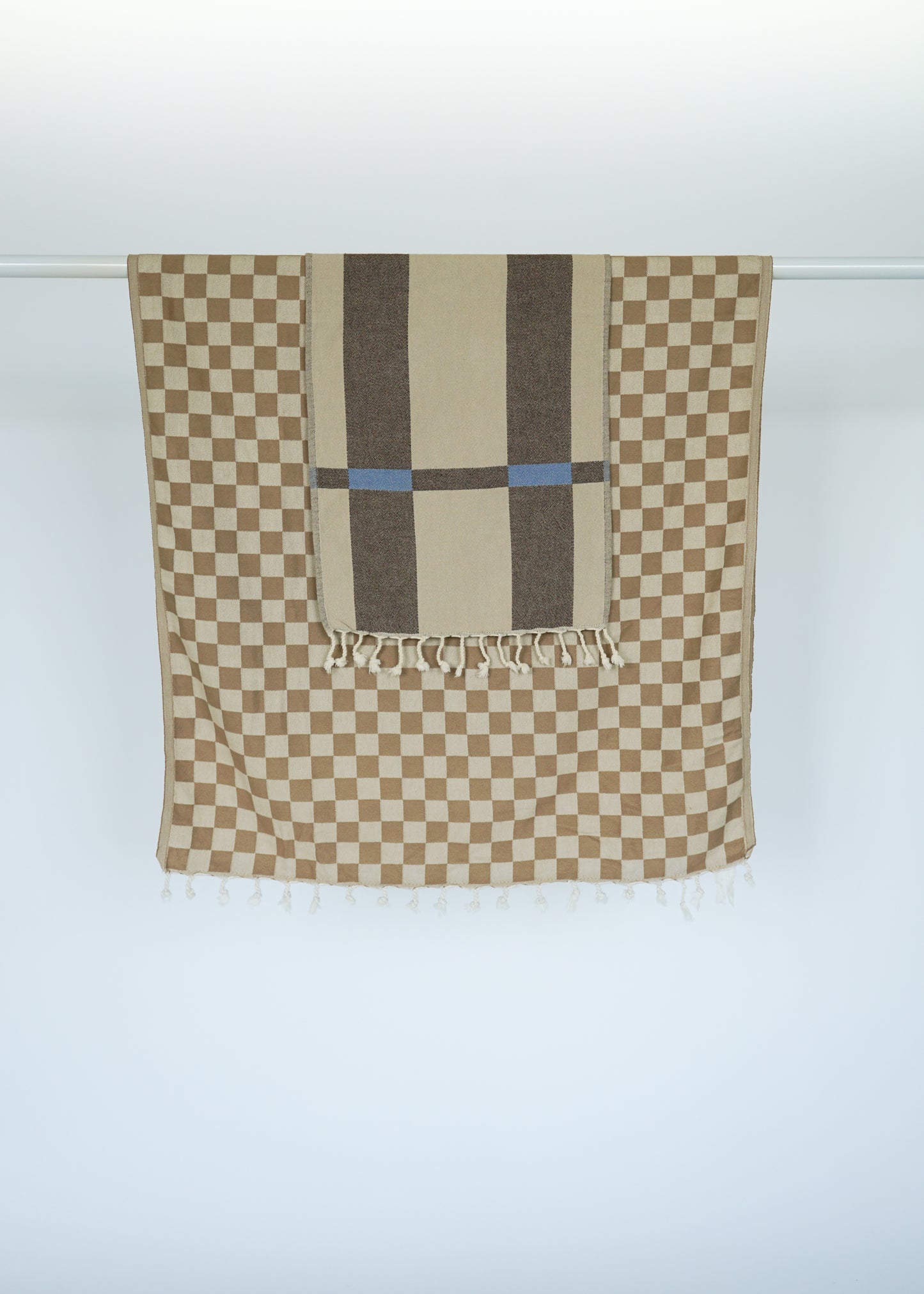 CHECK TURKISH TOWEL / OAT