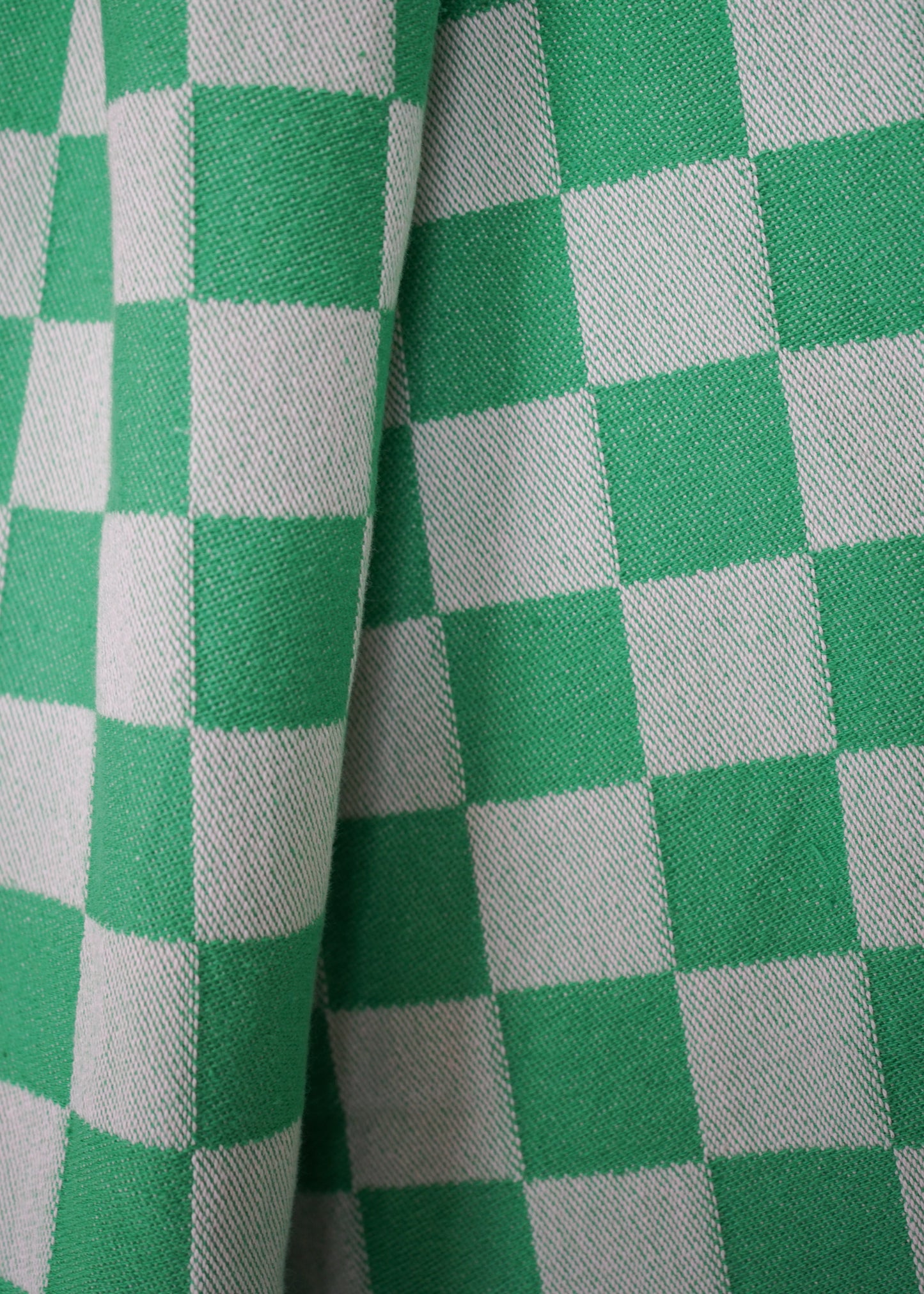 CHECK TURKISH TOWEL / GRASS