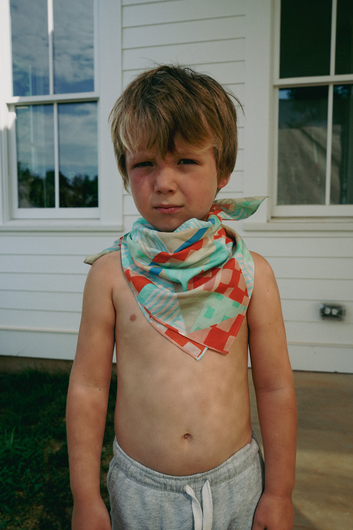 PAINTED QUILT BANDANA