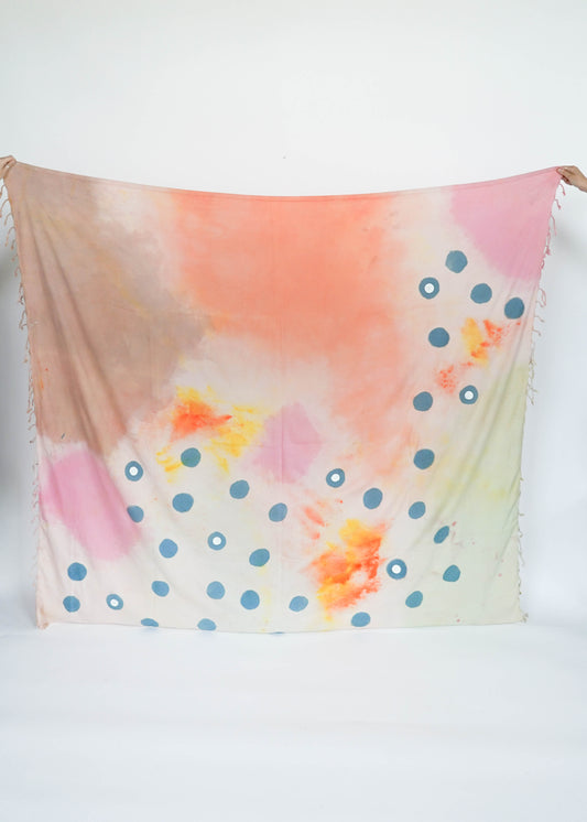 PAINTED TURKISH THROW / TAOS
