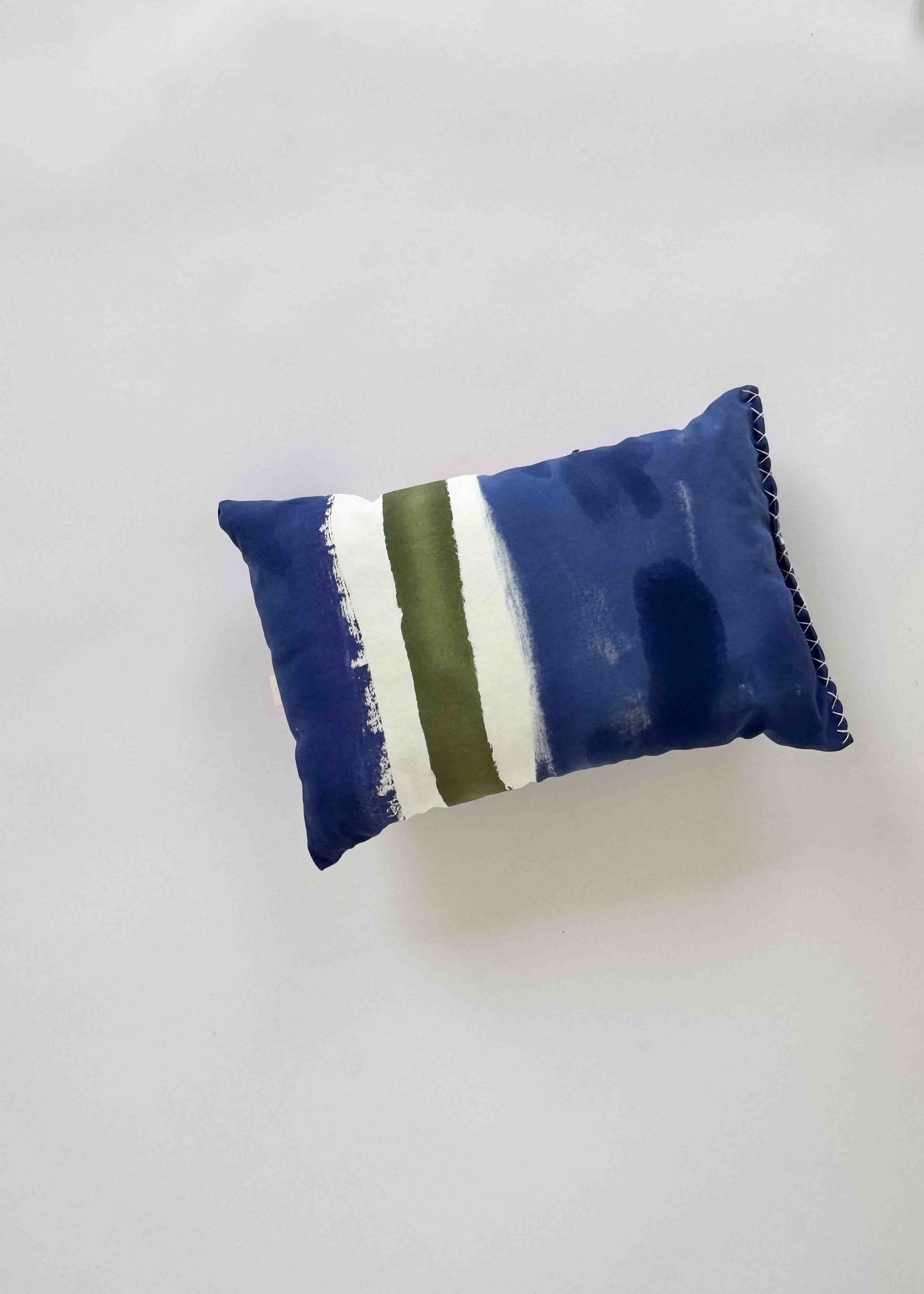 BOLSTER CLOUD CUSHION / PAINTED FLOWERS