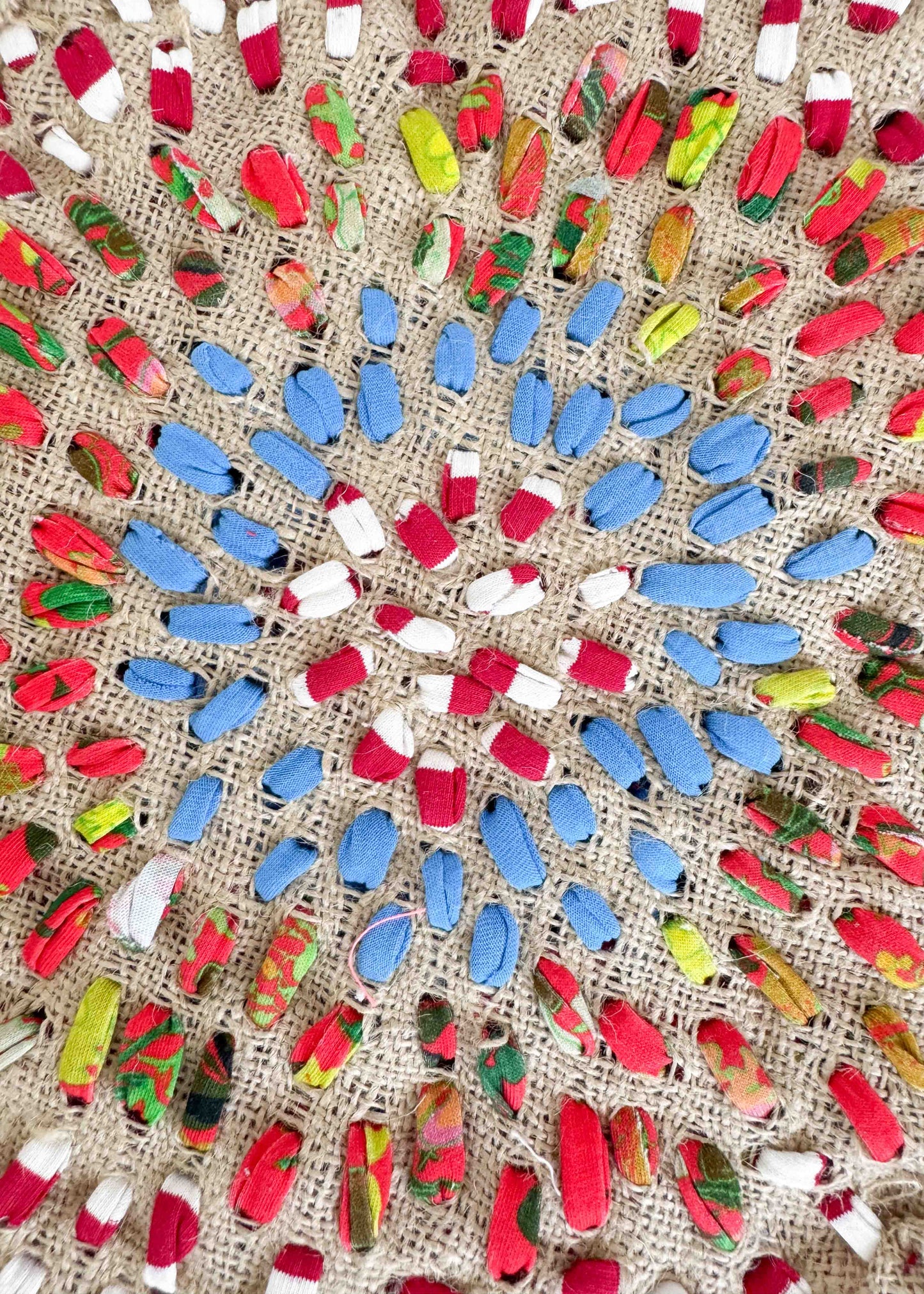 SMALL CIRCLE RAG TIE / FLOWER HENRY