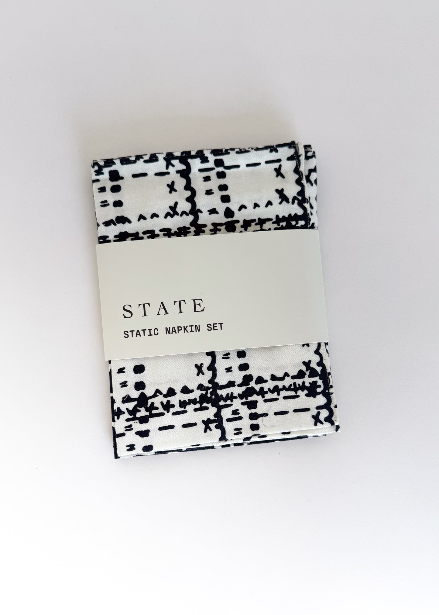 STATIC NAPKIN SET