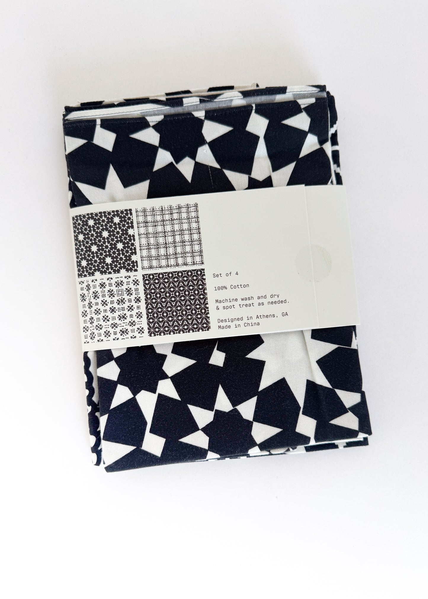 STATIC NAPKIN SET