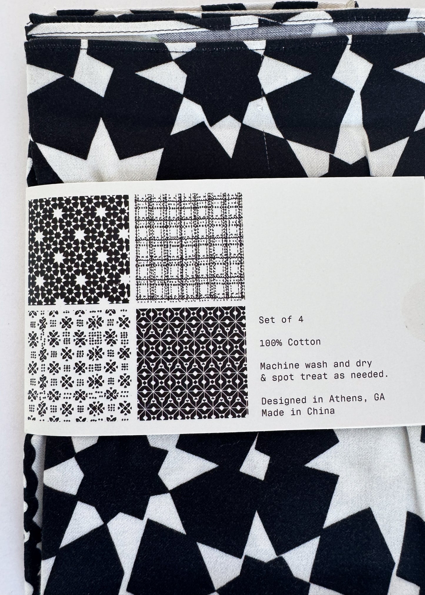 STATIC NAPKIN SET