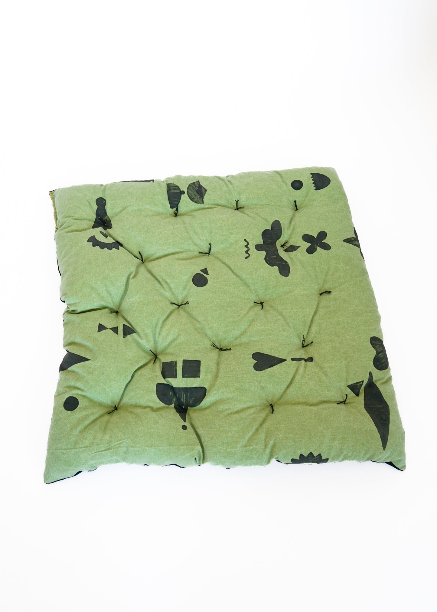 BIG SQUARE CLOUD CUSHION / MOSS SHAPES
