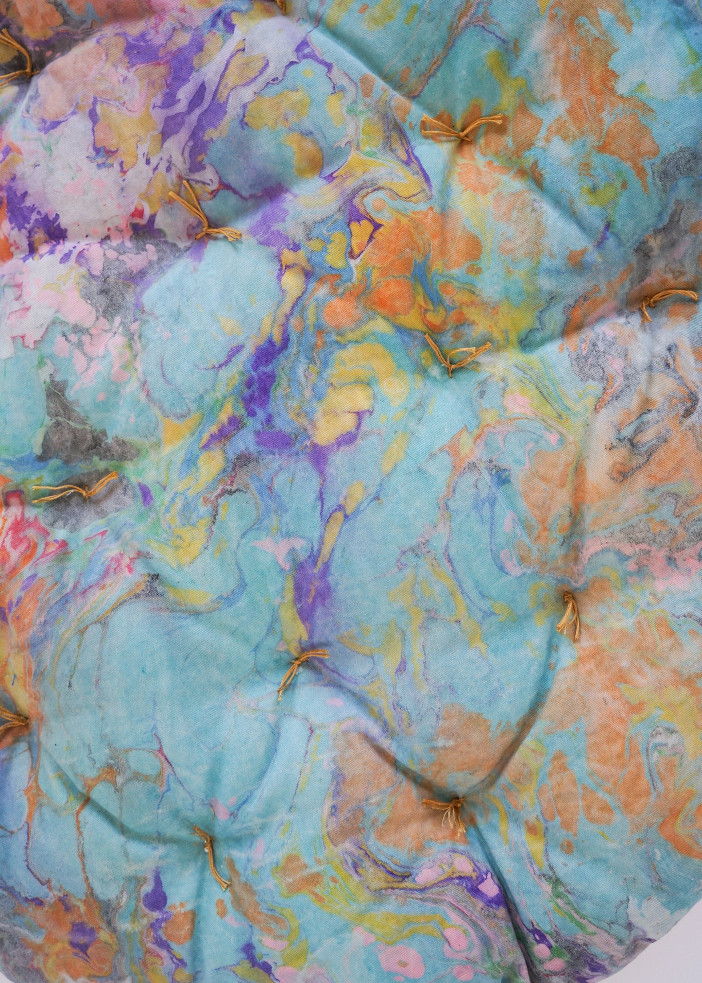 BIG CIRCLE CUSHION / CLAY MARBLE