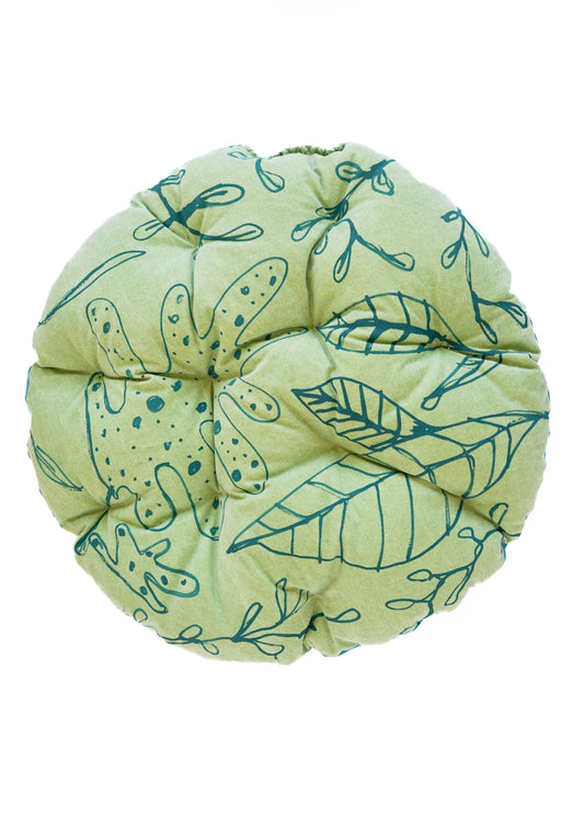 BIG CIRCLE CUSHION / OVERGROWN