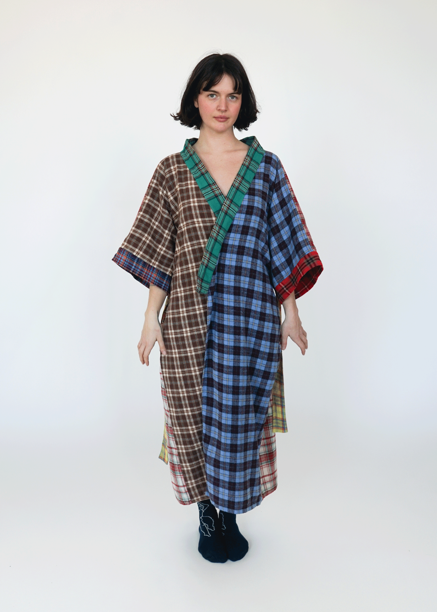 Frayed Robe FLANNEL ROBE / DAD PLAID – STATE