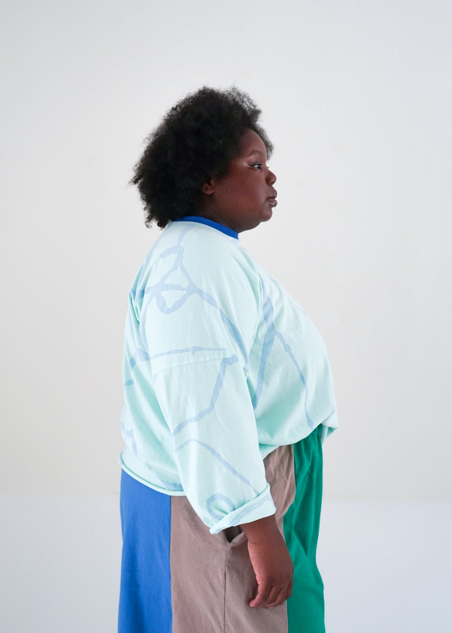 BOXY TEE / NET