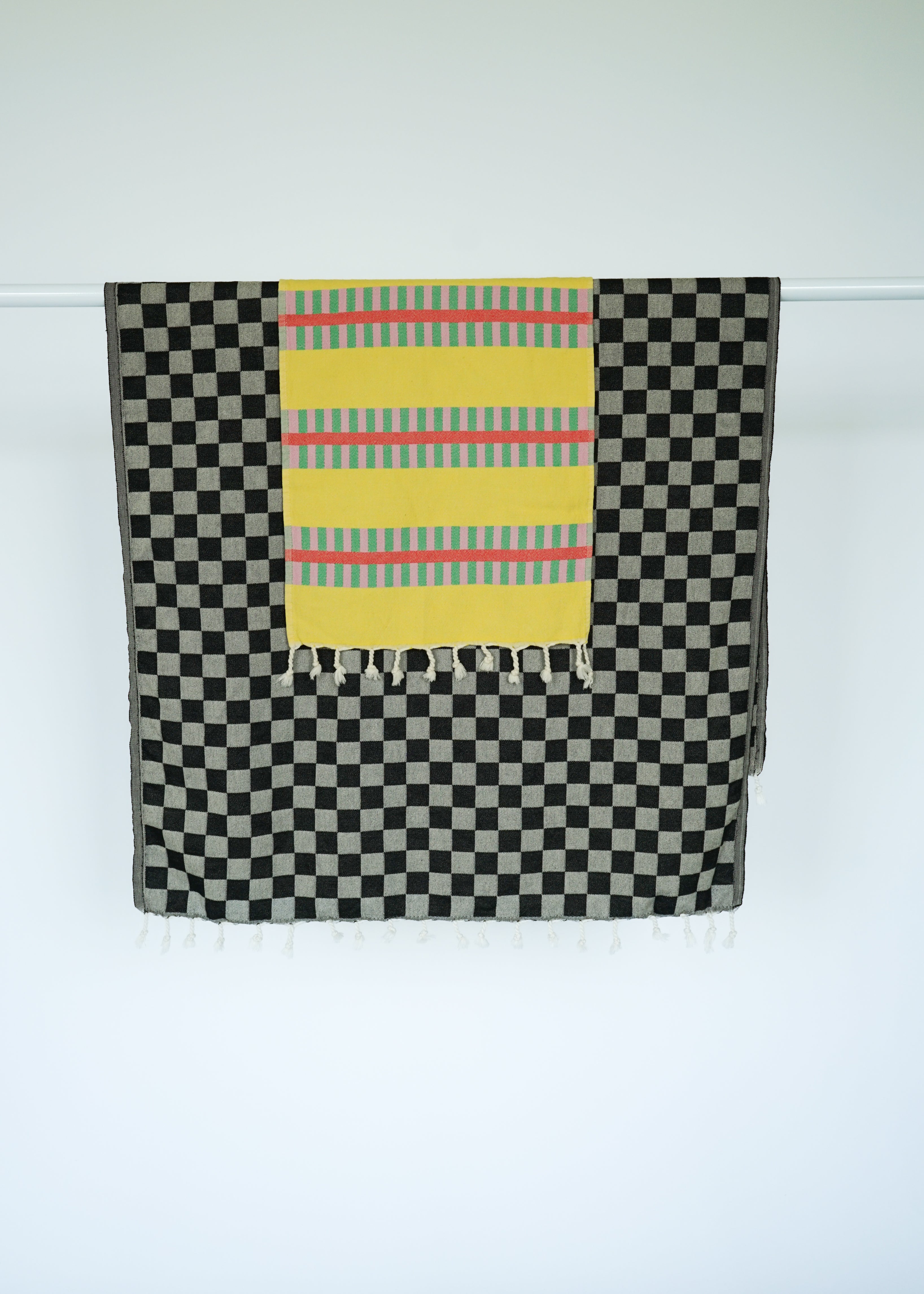 State Check Turkish Towel - Thumbnail 5
