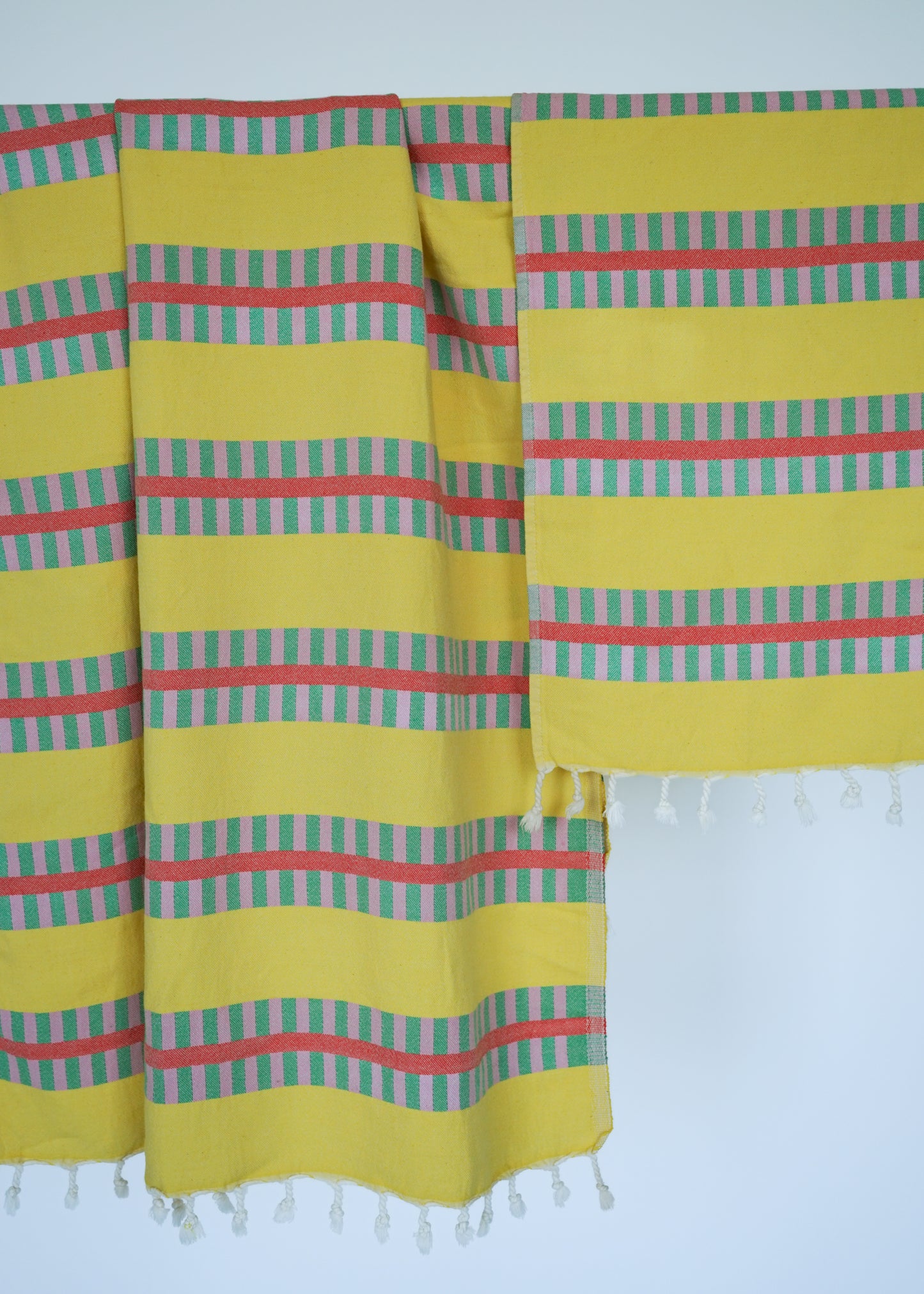 LATTICE TURKISH TOWEL / LEMON SQUEEZE
