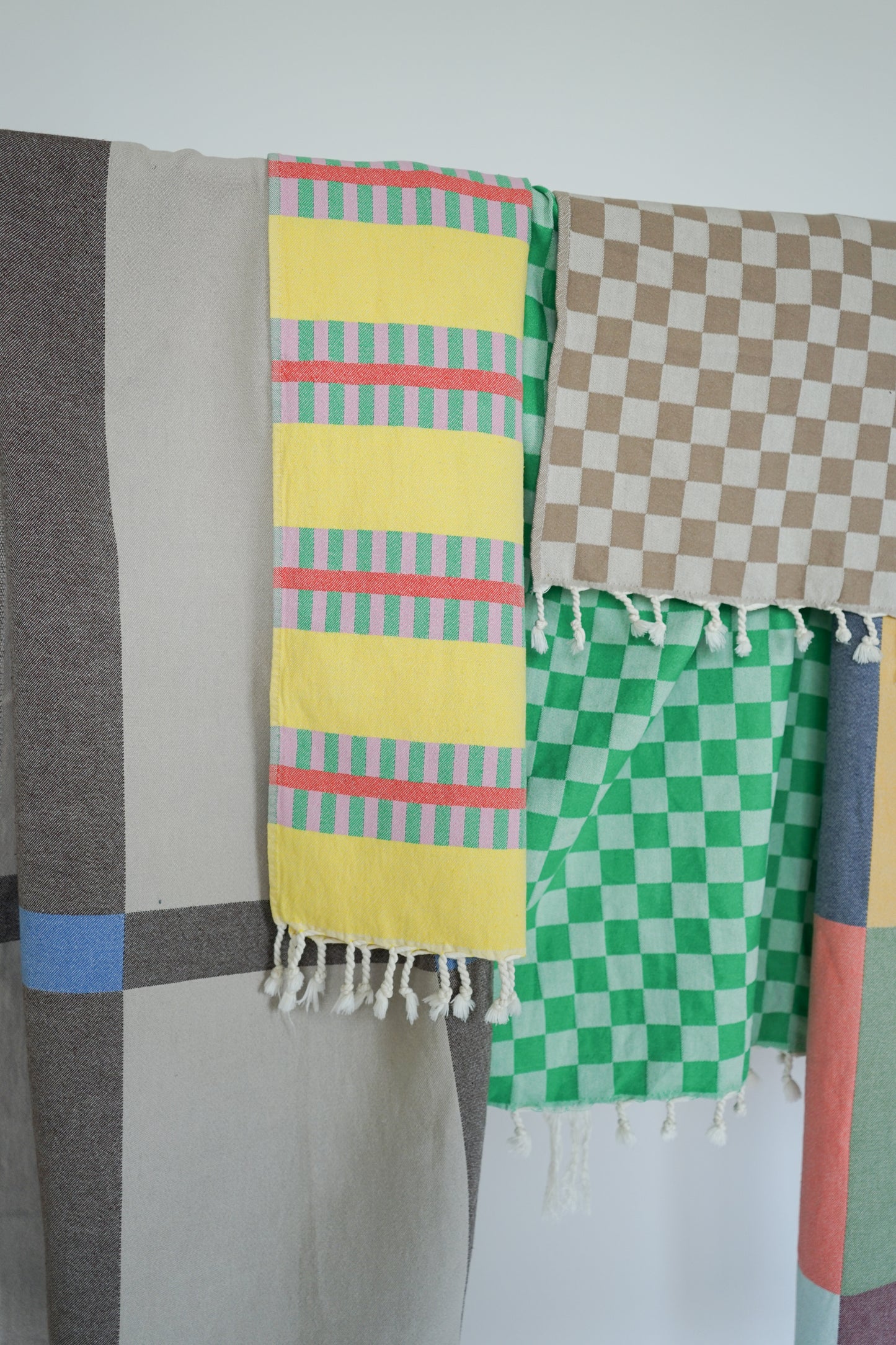 LATTICE TURKISH TOWEL / LEMON SQUEEZE