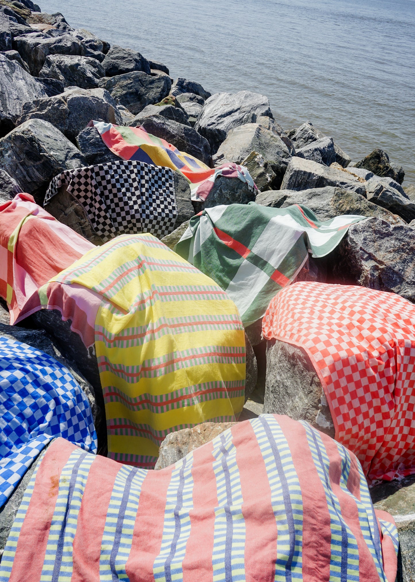 LATTICE TURKISH TOWEL / LEMON SQUEEZE