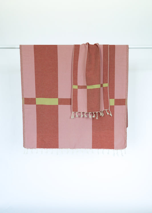 FENCE TURKISH TOWEL / ROSE