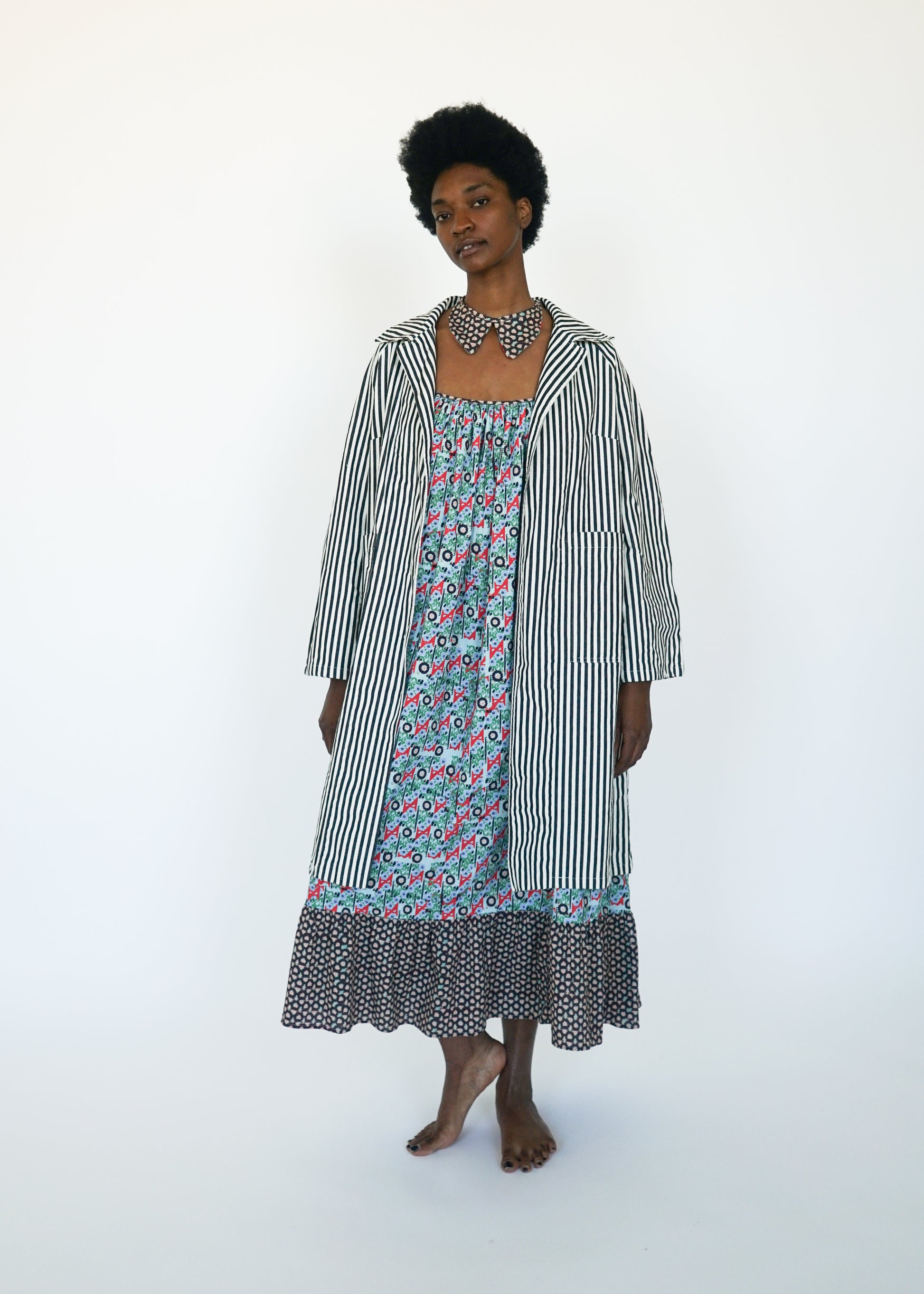 railroad dress Woman In 1940's By A Steam Train Severn Valley Railway England UK Stock Photo Little Girls and Teens Handmade Made USA by me Embroidered Blue Train Engine Dress,
