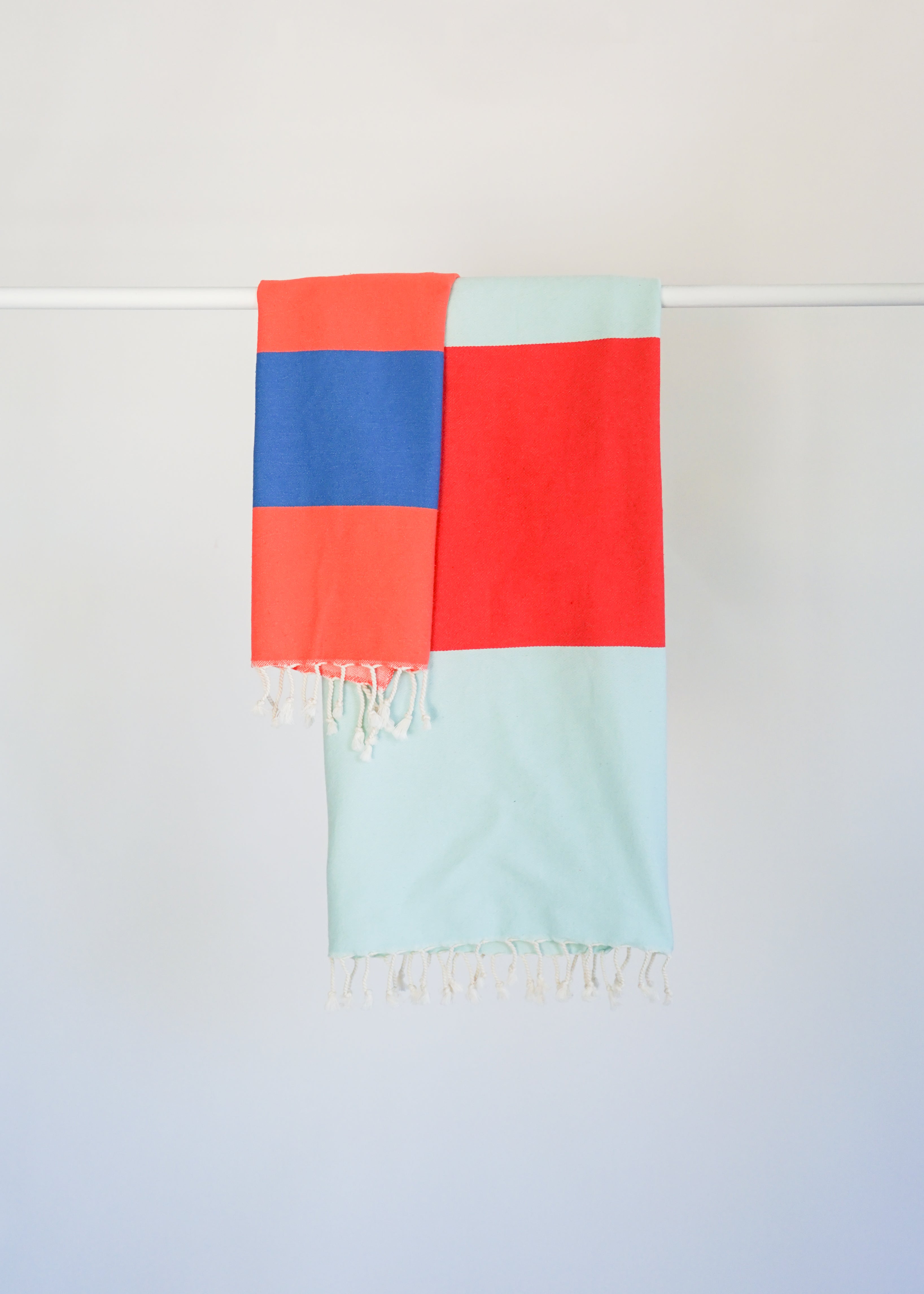WIDE STRIPE TURKISH TOWEL  /  SUNRISE SUNSET
