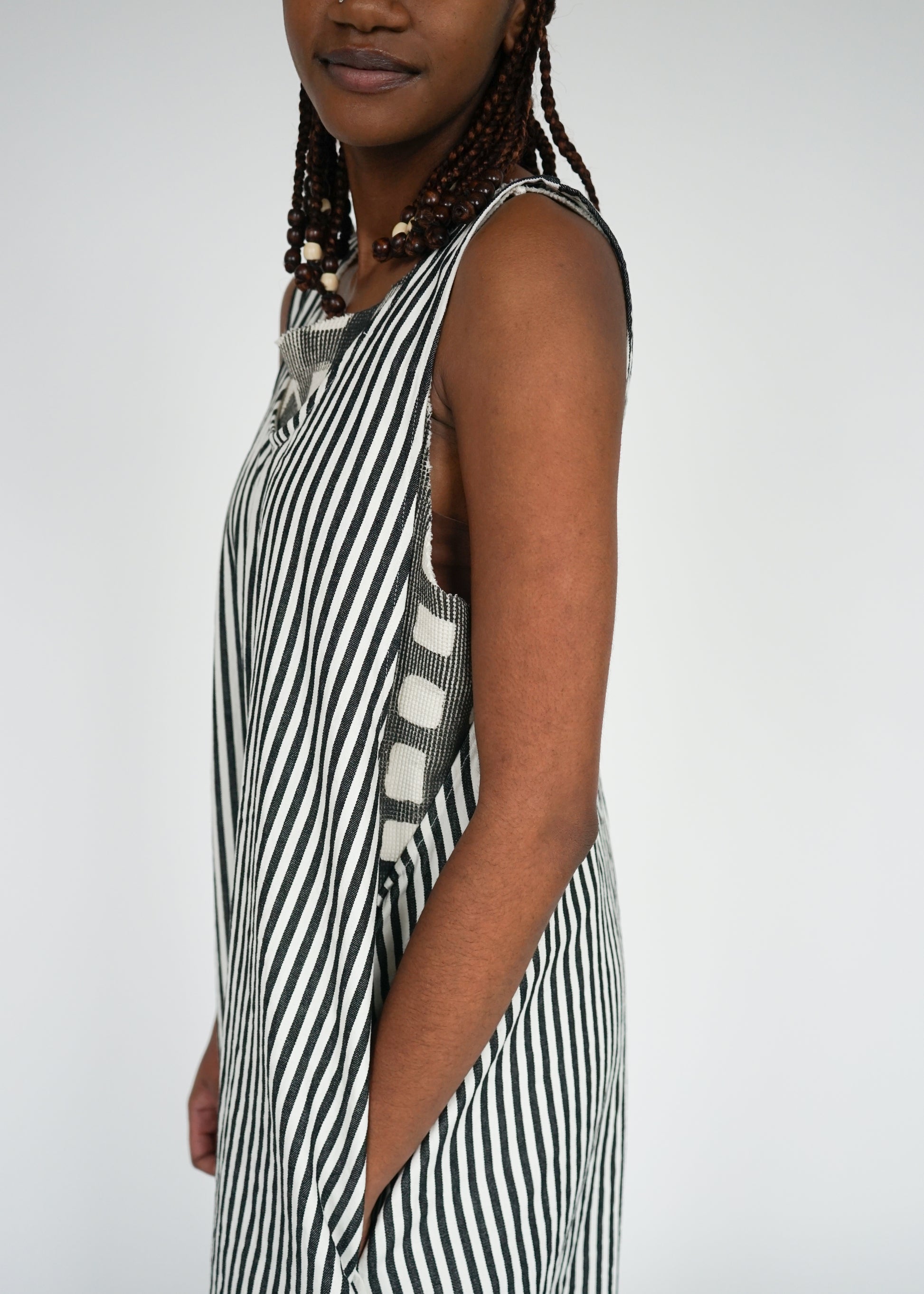 railroad dress JUMPER / RAILROAD STRIPE – STATE